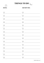 Things to-do list preview