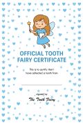 Tooth Fairy Certificate for Boys - Design 2