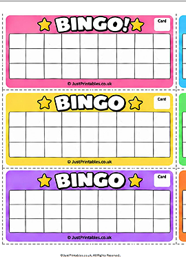 Colour UK Bingo Sheet Preview