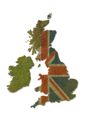 Preview of printable blank map of the UK