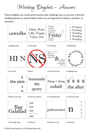 Wedding dingbats preview