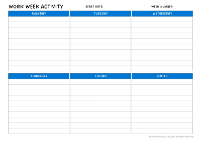 weekly planner layout 2 preview