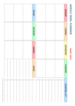 weekly meal planner preview