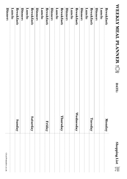 weekly meal planner preview