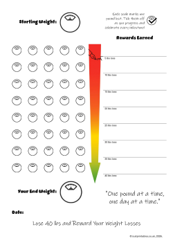 Weight loss tracker preview