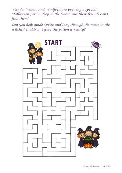 Printable Halloween coloring page with pumpkin and ghost