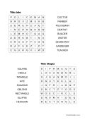Seasons Word Search Preview