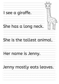 Writing practice for kids preview